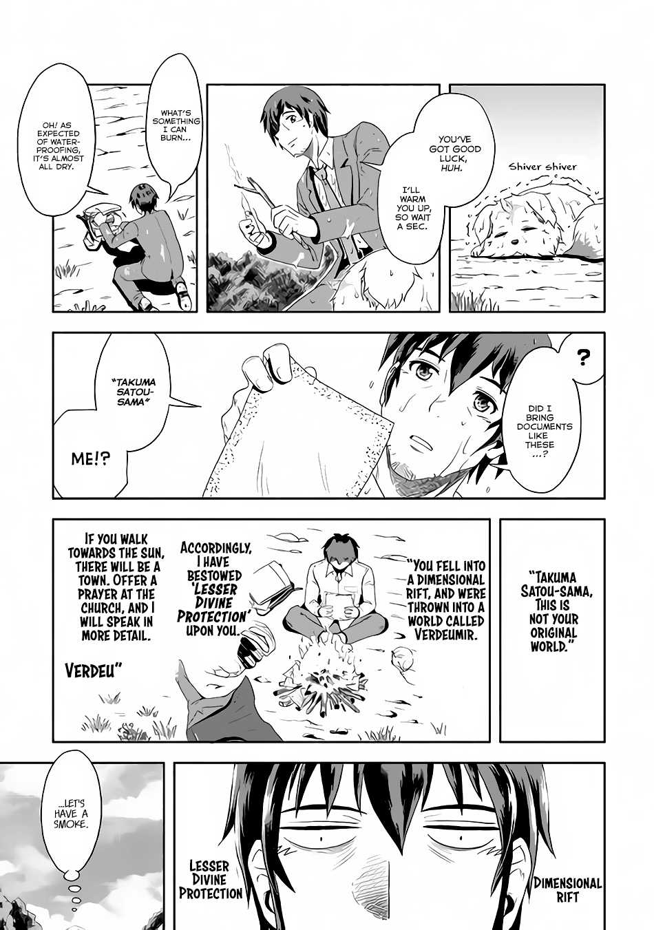 Isekai ni Tobasareta Ossan wa Doko e Iku? 第6页