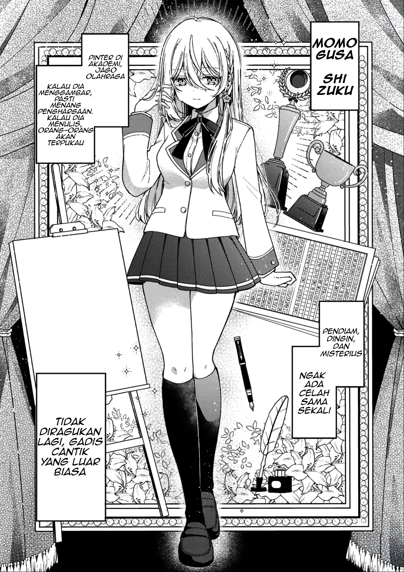 Momogusa-san ga Monogusa Sugiru!! Saya Akhirnya Mengunjungi Kamar Seorang Gadis Cantik yang Super Malas 第1页