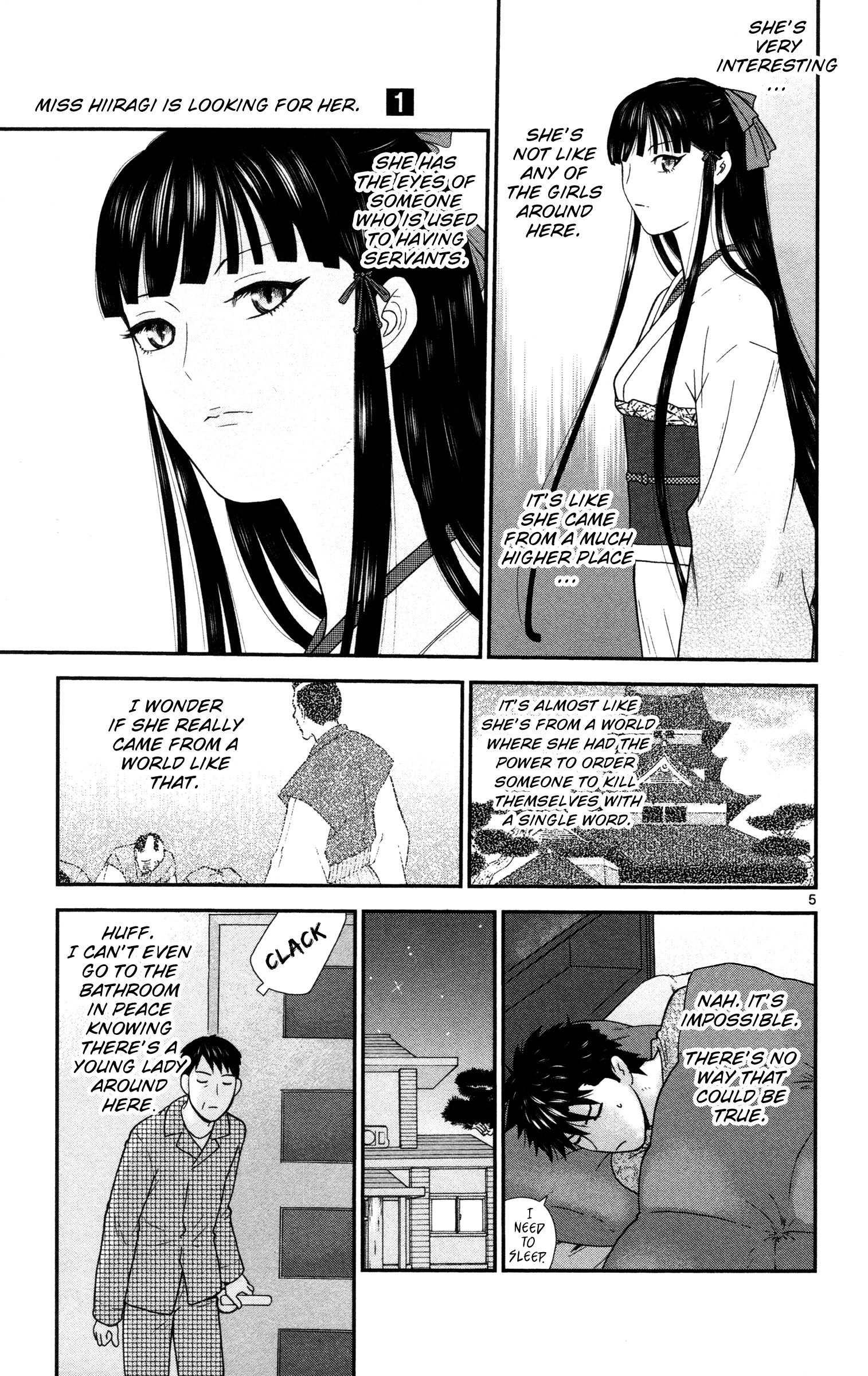 Miss Hiiragi is Looking for Herself Something Funny 第5页