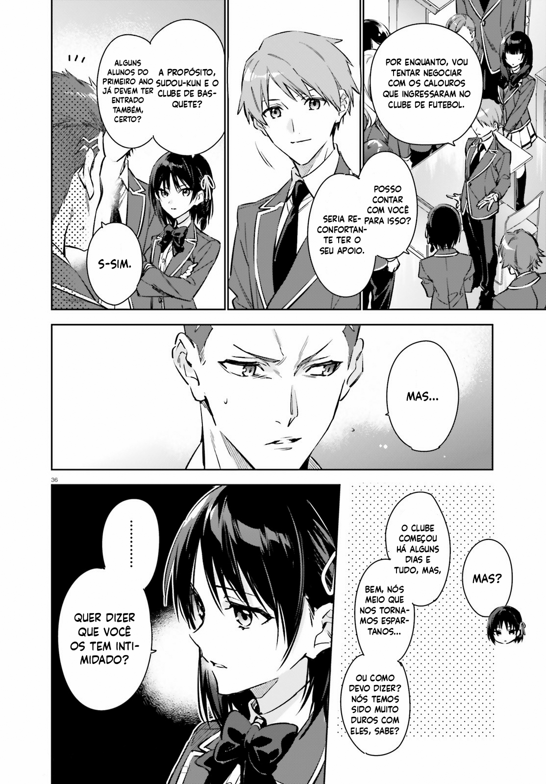 Youkoso Jitsuryoku Shijou Shugi no Kyoushitsu e: 2-nensei-hen Sala 1 第36页