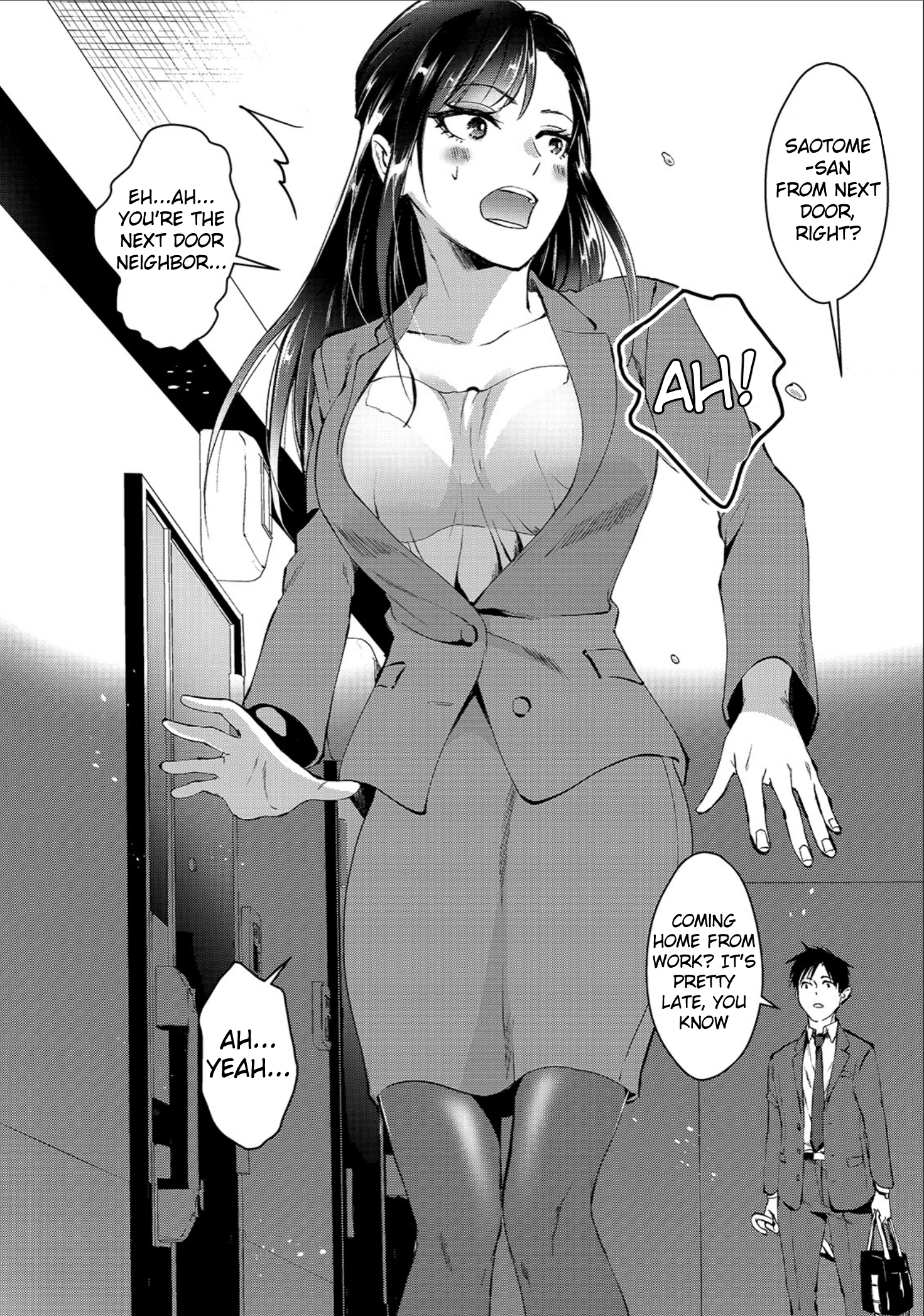 Tsuki 50-man Moratte mo Ikigai no nai Tonari no Onee-san ni 30-man de Yatowarete "Okaeri" tte Iu Oshigoto ga Tanoshii Saotome-san from next door 第4页