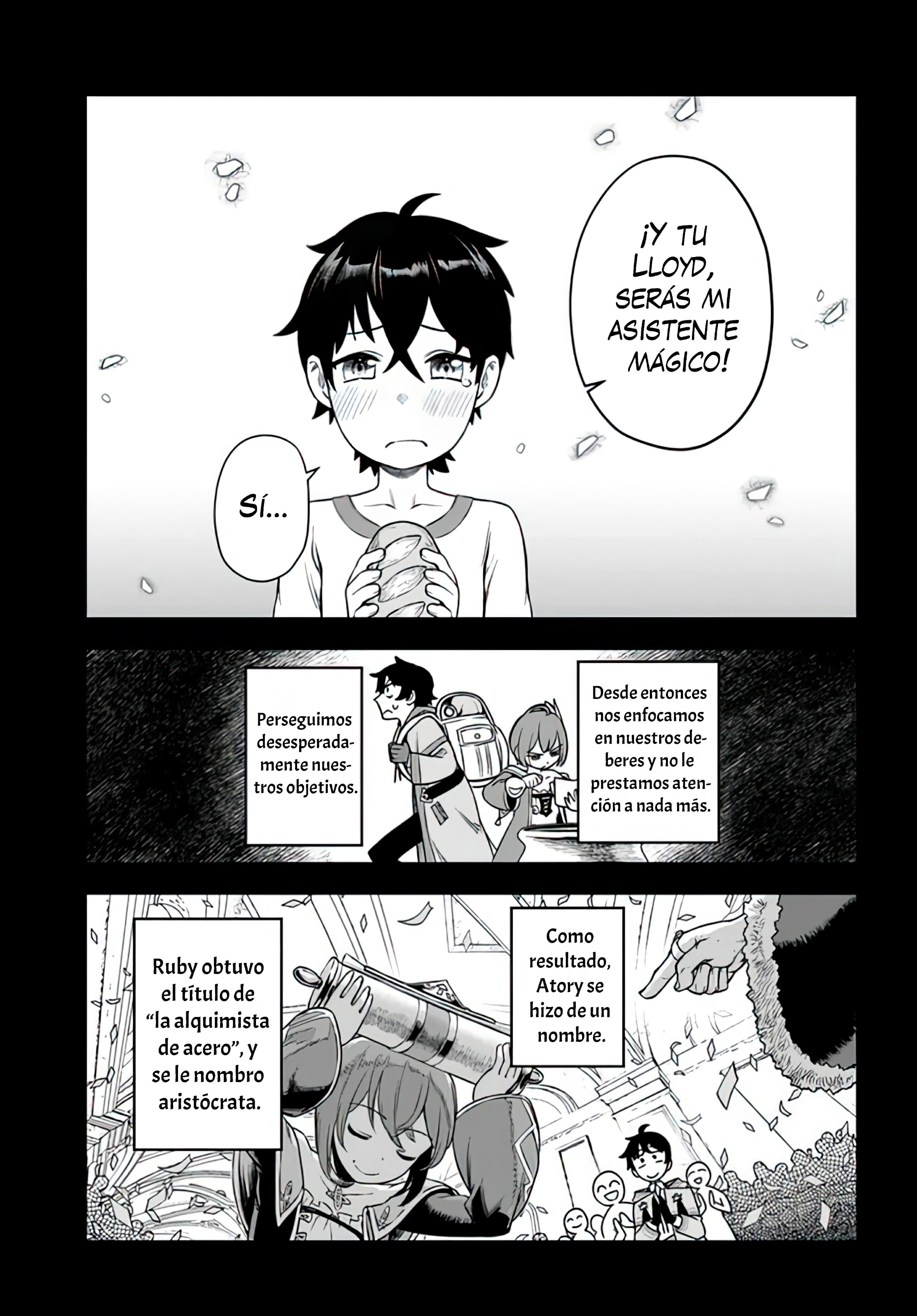 Ore Igai Dare mo Saishu Dekinai Sozai na no ni "Sozai Saishuritsu ga Hikui" to Pawahara suru Osananajimi Renkinjutsushi to Zetsuen shita Senzoku Madoushi, Henkyou no Machi de Slow Life wo Okuritai. Una Genio Alquimista y Un Asistente Incompetente 第20页