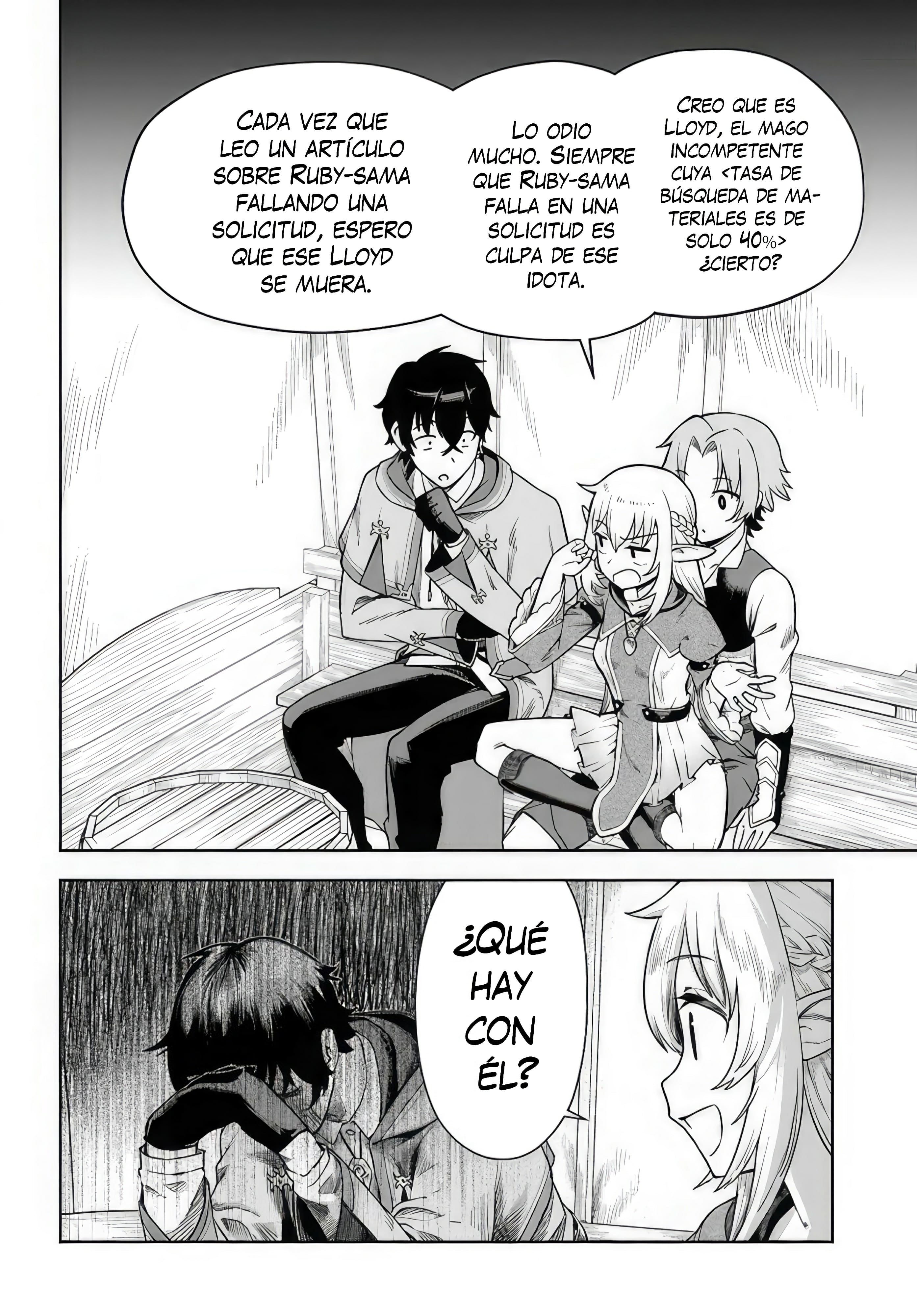Ore Igai Dare mo Saishu Dekinai Sozai na no ni "Sozai Saishuritsu ga Hikui" to Pawahara suru Osananajimi Renkinjutsushi to Zetsuen shita Senzoku Madoushi, Henkyou no Machi de Slow Life wo Okuritai. Una Genio Alquimista y Un Asistente Incompetente 第34页