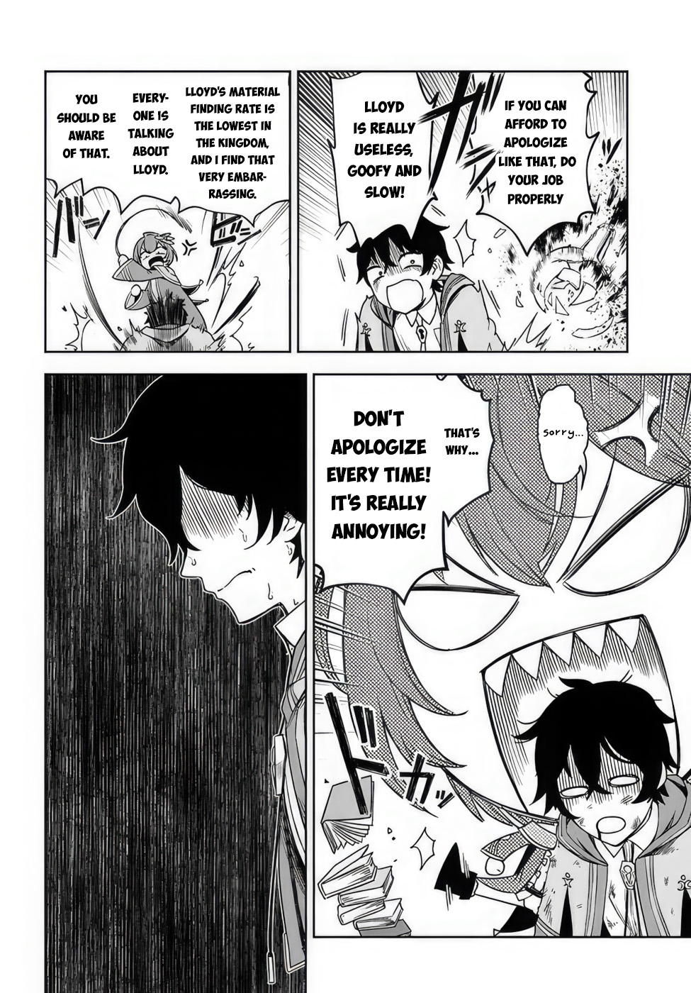 Ore Igai Dare mo Saishu Dekinai Sozai na no ni "Sozai Saishuritsu ga Hikui" to Pawahara suru Osananajimi Renkinjutsushi to Zetsuen shita Senzoku Madoushi, Henkyou no Machi de Slow Life wo Okuritai. 第7页