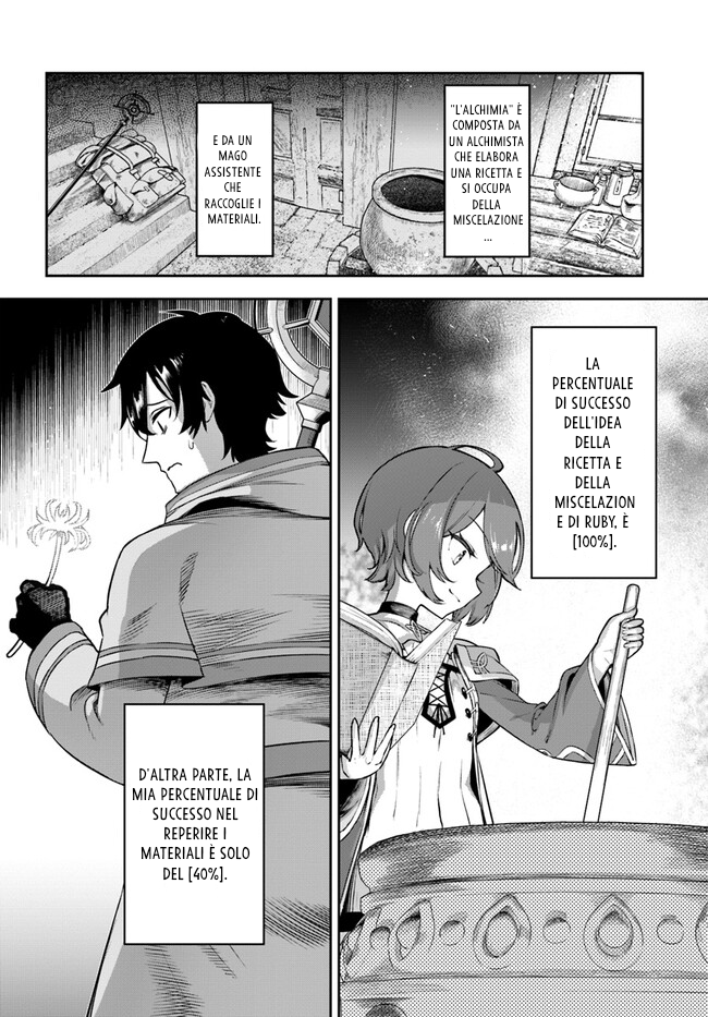 Ore Igai Dare mo Saishu Dekinai Sozai na no ni "Sozai Saishuritsu ga Hikui" to Pawahara suru Osananajimi Renkinjutsushi to Zetsuen shita Senzoku Madoushi, Henkyou no Machi de Slow Life wo Okuritai. Un genio alchimista e un assistente incompetente 第6页
