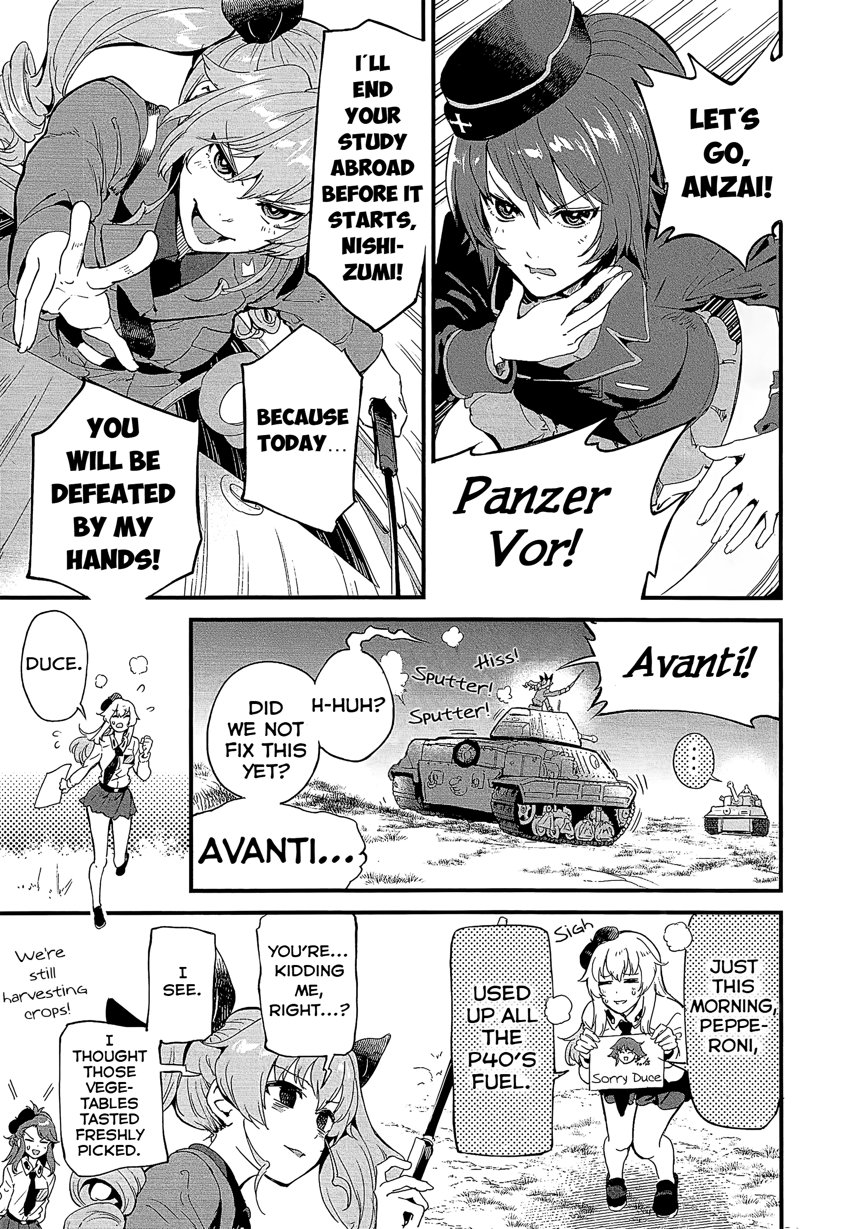 Girls Und Panzer: Avanti! Anzio High School Chapter 1 (HQ) 第39页
