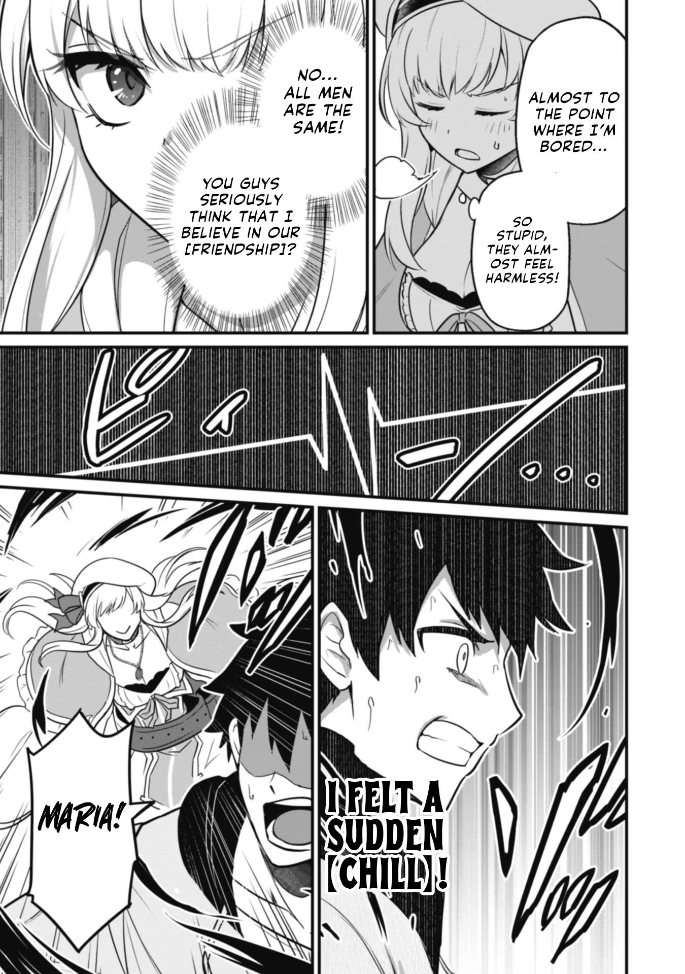 Saikin Haitta Shiro Madoushi ga Party Crusher de, Ore no Isekai Boukensha Seikatsu ga Houkai no Kiki na Ken ni Tsuite The Party Crusher and Her Necklace of Lies 第17页