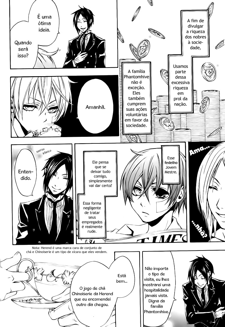 Kuroshitsuji Esse Mordomo, o Mais Ocupado. 第7页