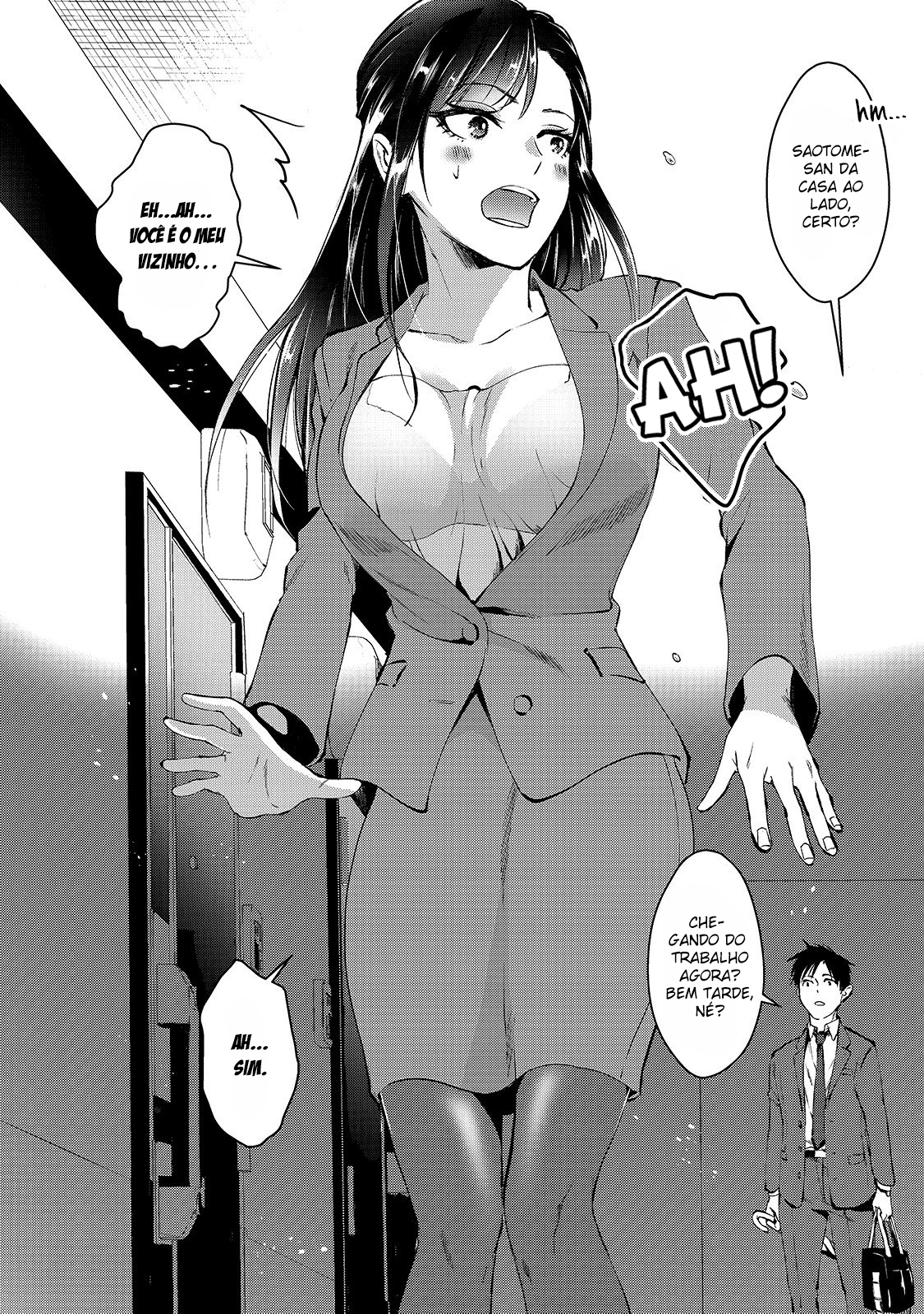 Tsuki 50-man Moratte mo Ikigai no nai Tonari no Onee-san ni 30-man de Yatowarete "Okaeri" tte Iu Oshigoto ga Tanoshii Saotome-san da Casa ao Lado 第6页