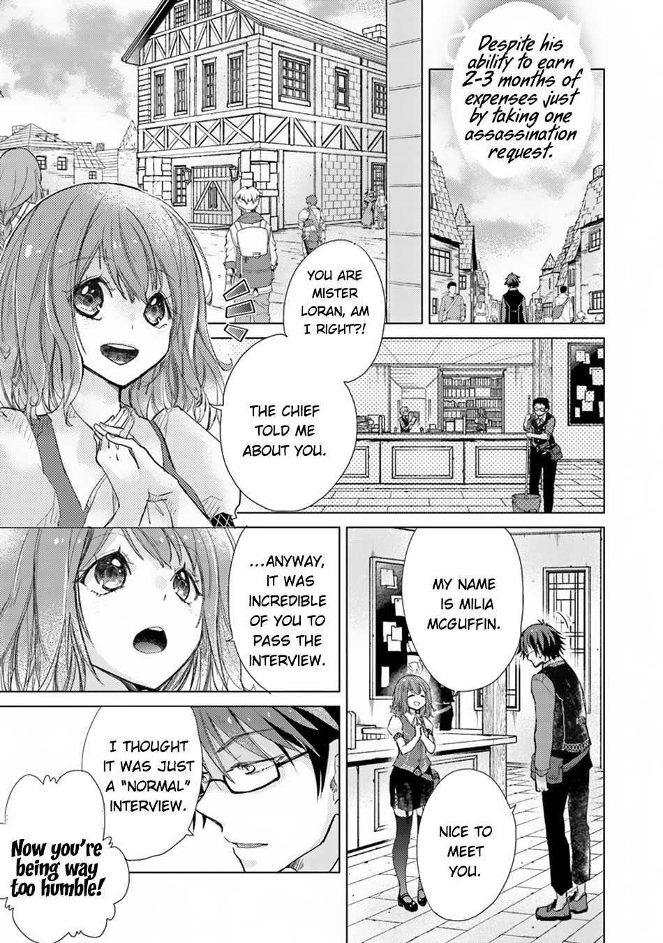 Hazure Skill "Kage ga Usui" o Motsu Guild Shokuin ga, Jitsu wa Densetsu no Ansatsusha Vol. 1 Ch. 2 第4页